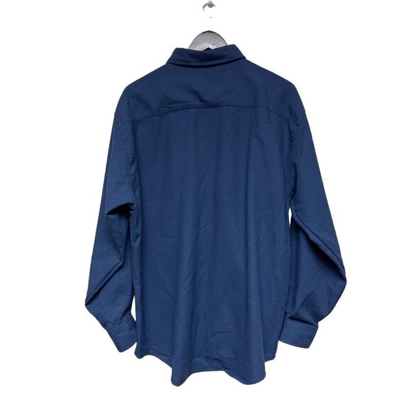 Cabela's Blue Button Up Collared Shirt Men's Size Large - Picture 4 of 9